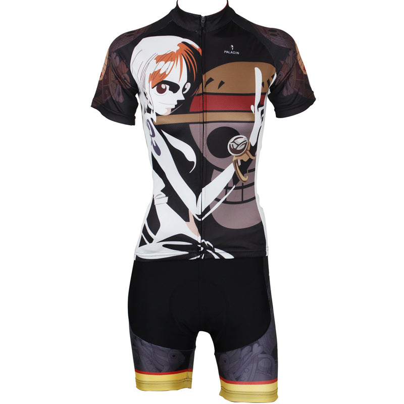 One Piece Skinsuit Cycling Jersey Set Women Summer Outdoor