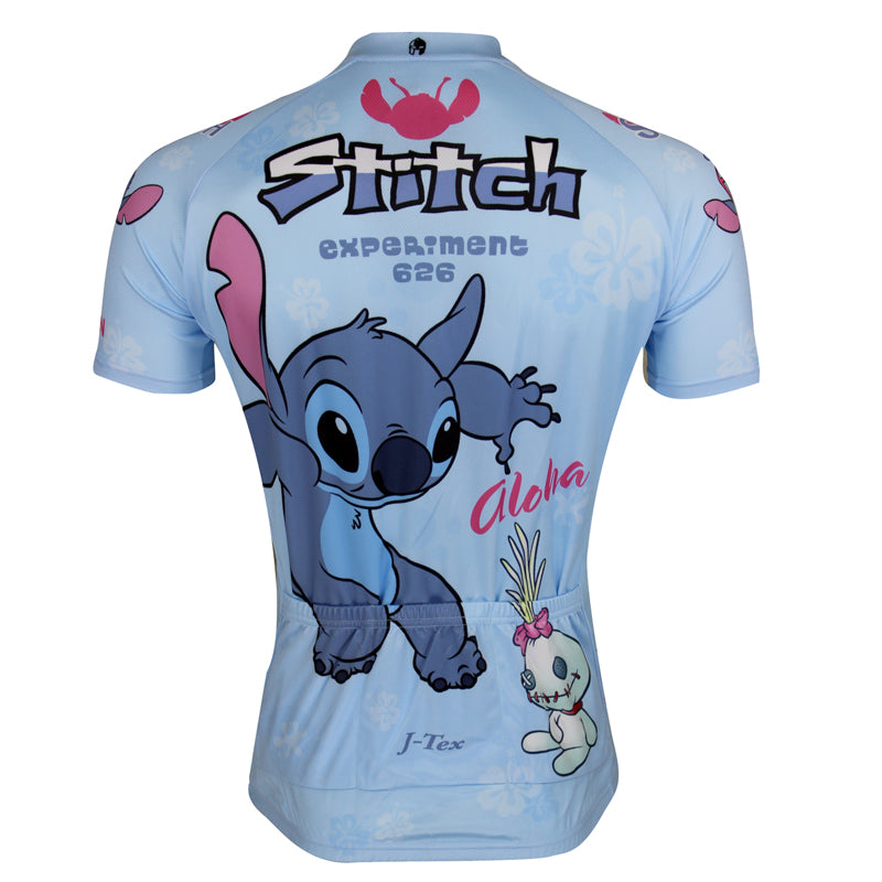 Ilpaladino Stitch Man's Spring Summer Sportswear Short/long-sleeve Cycling Jersey Bicycling Pro Cycle Clothing Racing Apparel Outdoor Sports Leisure Biking T-shirt  Lilo & Stitch Cartoon World NO.98 -  Cycling Apparel, Cycling Accessories | BestForCycling.com 