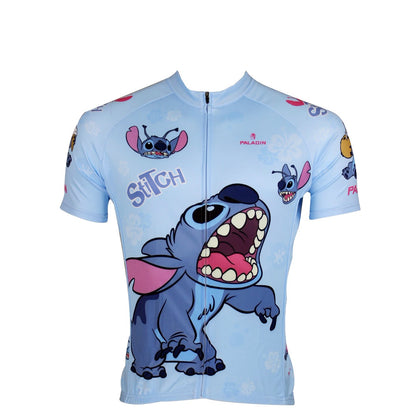 Ilpaladino Stitch Man's Spring Summer Sportswear Short/long-sleeve Cycling Jersey Bicycling Pro Cycle Clothing Racing Apparel Outdoor Sports Leisure Biking T-shirt  Lilo & Stitch Cartoon World NO.98 -  Cycling Apparel, Cycling Accessories | BestForCycling.com 