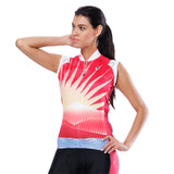 Flying Fish Carps Red Pink Women's Cycling Sleeveless Bike Jersey/Kit T-shirt Summer Spring Road Bike Wear Mountain Bike MTB Clothes Sports Apparel Top / Suit NO. 806 -  Cycling Apparel, Cycling Accessories | BestForCycling.com 