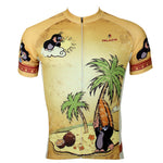 The Mole Family Father and Son Mole Comes To Town - Mens Short-sleeve Cycling Jersey  NO.113 -  Cycling Apparel, Cycling Accessories | BestForCycling.com 