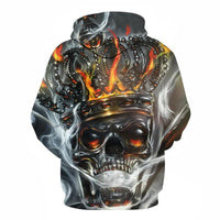 Skull King Hoodies Sweatshirt Long Sleeve Hooded Pullover with Pockets Spring Autumn NO.1244 -  Cycling Apparel, Cycling Accessories | BestForCycling.com 