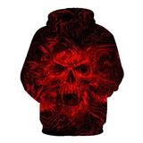 Red Skull Evil Hoodies Sweatshirt Long Sleeve Hooded Pullover with Pockets Spring Autumn NO.1246 -  Cycling Apparel, Cycling Accessories | BestForCycling.com 