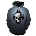 Soldiers Attack  Skull Black Sweatshirt Long Sleeve Hooded Pullover with Pockets Spring Autumn NO.1289 -  Cycling Apparel, Cycling Accessories | BestForCycling.com 