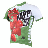 Happy Cycling Summer Fruit Strawberry Men's Short/Long-Sleeve Cycling Jersey NO.174 -  Cycling Apparel, Cycling Accessories | BestForCycling.com 