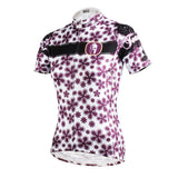 Purple-flower Summer Cycling Jerseys Purple-flower Summer Women's Quick Dry Short-Sleeve Cycling Jersey 608 -  Cycling Apparel, Cycling Accessories | BestForCycling.com 