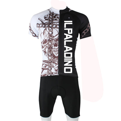 ILPALADINO Chain Skull Men's Summer Cycling Short-sleeve Suit Bike Shirt Sportswear Quick—dry Shirt Apparel Outdoor Sports Gear 091 -  Cycling Apparel, Cycling Accessories | BestForCycling.com 