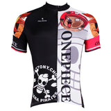 ONE PIECE Series Pirates Tony Tony Chopper Men's Cycling Jersey Team Leisure Jacket T-shirt Summer Spring Autumn Clothes Sportswear Anime Animation Manga Blue-nosed Reindeer NO.407 -  Cycling Apparel, Cycling Accessories | BestForCycling.com 