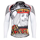 ILPALADINO Poker Face Playing Card Diamonds King Short/long-sleeve Men's Cycling Suit Jersey Apparel Road Riding Bicycling Bike Shirt Breathable and Quick Dry Cycling Sports Wear for Summer Face Cards Court Cards NO.638 -  Cycling Apparel, Cycling Accessories | BestForCycling.com 