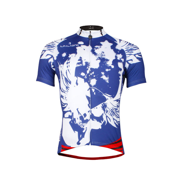 ILPALADINO Blue Men's Cycling Jersey Summer Short Sleeve Breathable and Quick Dry Mountain Bike Apparel Outdoor Sports Gear Leisure Biking T-shirt Wear NO.654 -  Cycling Apparel, Cycling Accessories | BestForCycling.com 