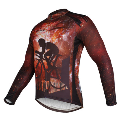 ILPARADINO Cyclist Starry Night Men's  Long Sleeves Cycling Jacket Bicycling Apparel Outdoor Sports Leisure Biking Shirt  Jersey/Suit NO.722 -  Cycling Apparel, Cycling Accessories | BestForCycling.com 