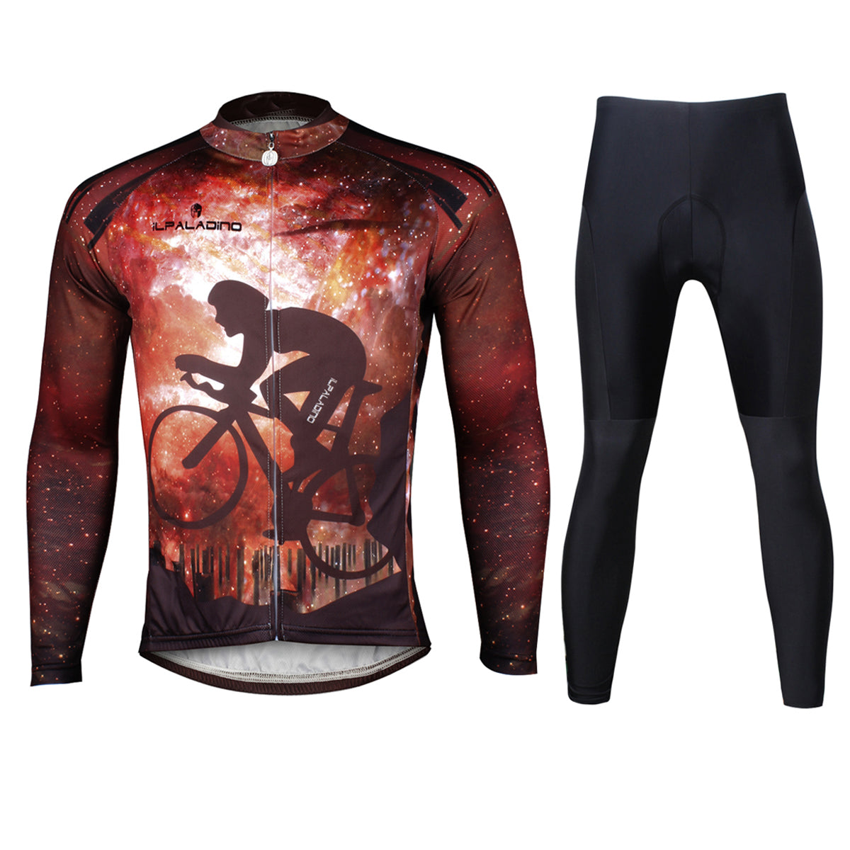 ILPARADINO Cyclist Starry Night Men's  Long Sleeves Cycling Jacket Bicycling Apparel Outdoor Sports Leisure Biking Shirt  Jersey/Suit NO.722 -  Cycling Apparel, Cycling Accessories | BestForCycling.com 