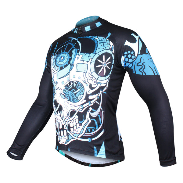 Men's Cycling Long-sleeved Jersey Cycling Clothing Hidden Zipper Fashion Design Leisure Sports Clothing Outdoor Cycling Suit(velvet) 738 -  Cycling Apparel, Cycling Accessories | BestForCycling.com 