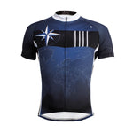 Ilpaladino Cloudy Sky Blue& Black Breathable Cycling Jersey Men's Short-Sleeve Apparel Outdoor Sports Gear Bicycling Shirts Summer Quick Dry  Wear NO.637 -  Cycling Apparel, Cycling Accessories | BestForCycling.com 