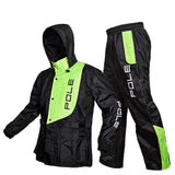 Motorcycle Jacket Waterproof Motorcycle Rain Suit Raincoat+Rain Pants Poncho Motorcycle Rain Jacket Motorbike Scooter Riding Rain Suit